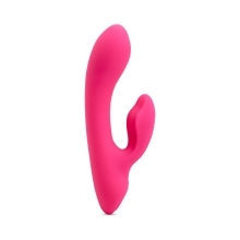 Nu Sensuelle vibrator Jolie Nubii Warm Min Rab Pk shown in hand for scale