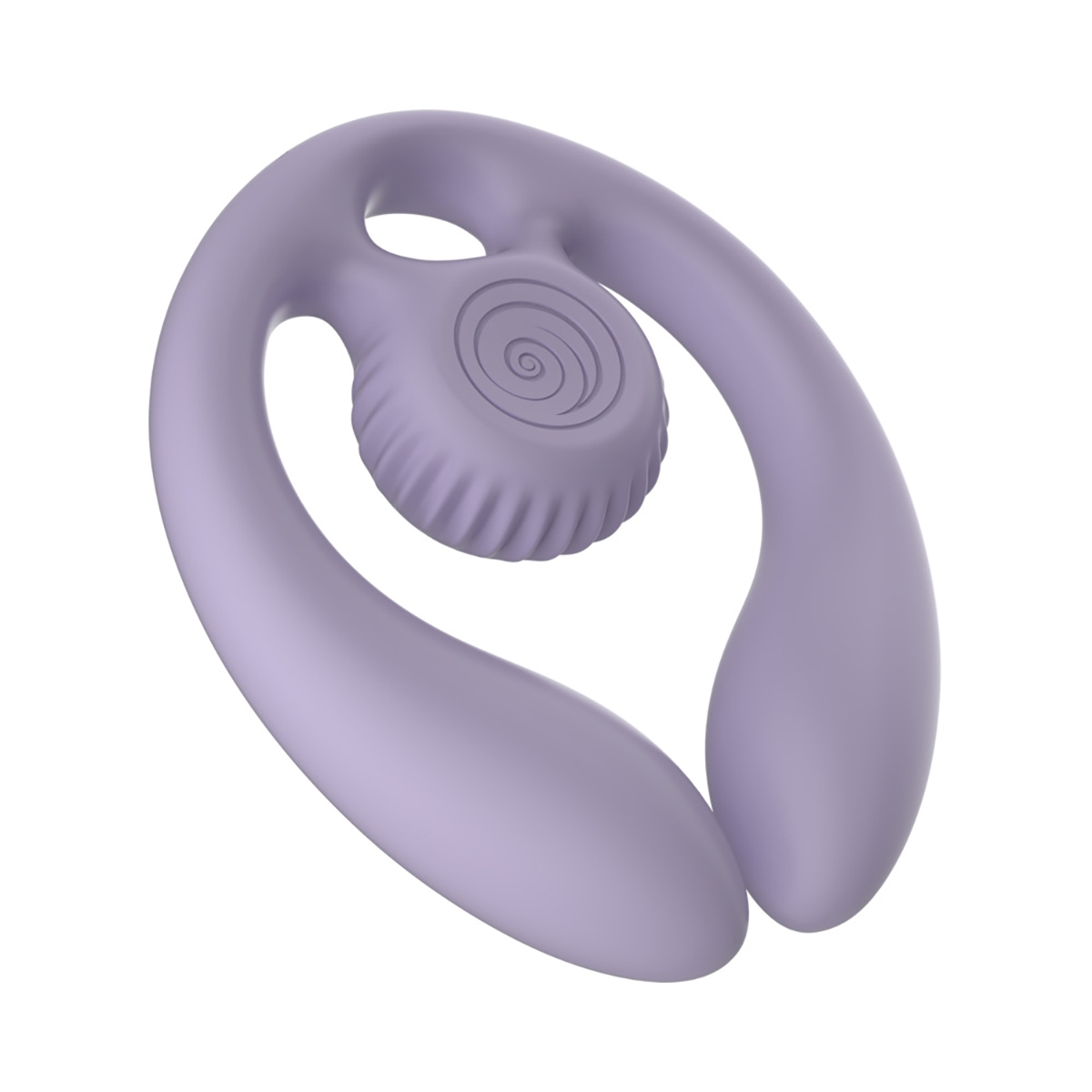 Angled view of the  Snail Vibe vibrator designed for intimate use