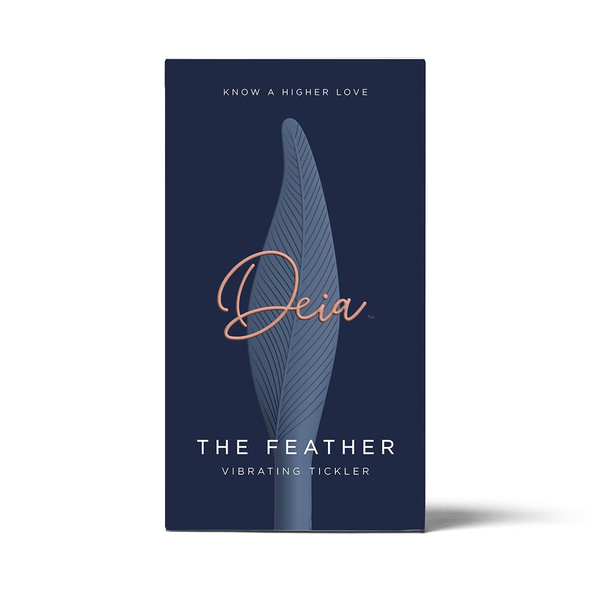 Angled view of the  Deia vibrator designed for intimate use