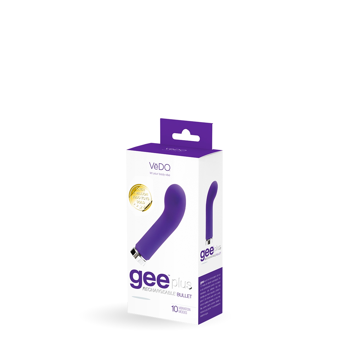 Close-up of the  VeDO vibrator for texture detail