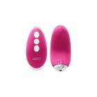Pink VeDO vibrator Niki Panty shown in hand for scale