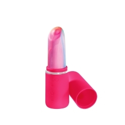 Pink VeDO vibrator Retro shown in hand for scale