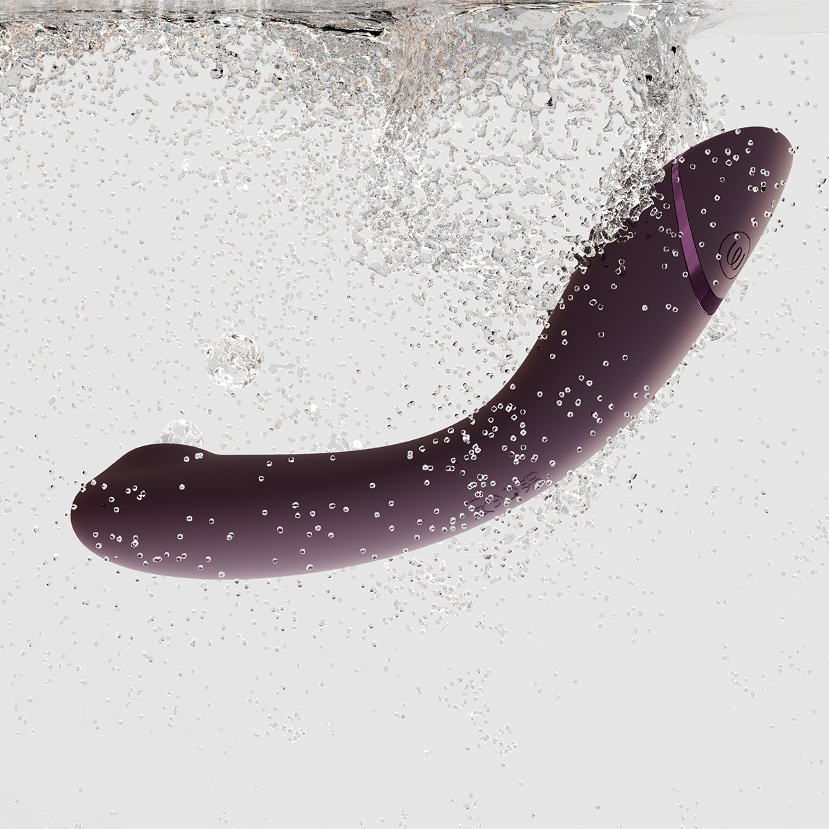 Close-up of the  Womanizer vibrator for texture detail