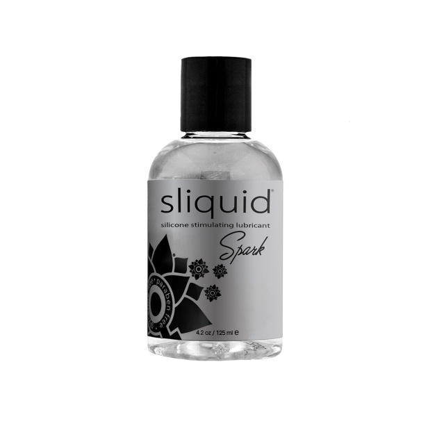 4.2 oz Silicone Lube Sliquid bottle showing smooth, long-lasting formula