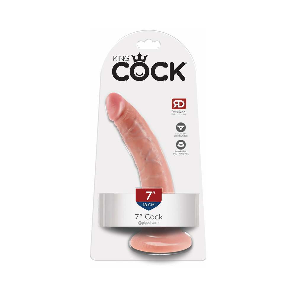 7 inch Dildo by Pipedream in Vanilla Ivory Beige shown for use by Her or Him