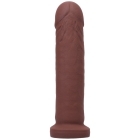 Dildo by Tantus in Tan Light Brown Mocha shown for use by Her or Him