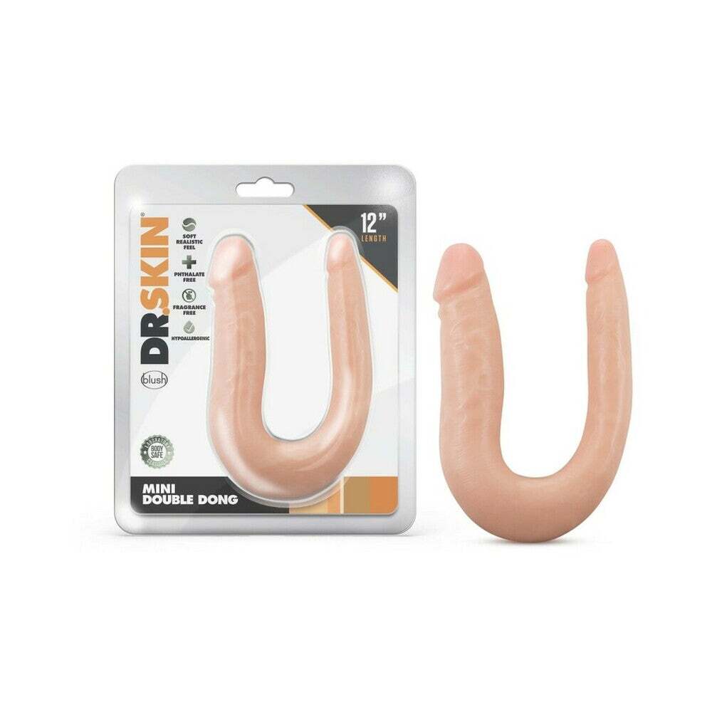 12 inch Dildo by Blush in Vanilla Ivory Beige shown for use by Her or Him