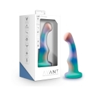 6 inch Dildo by Blush in Multi-Color shown for use by Her or Him