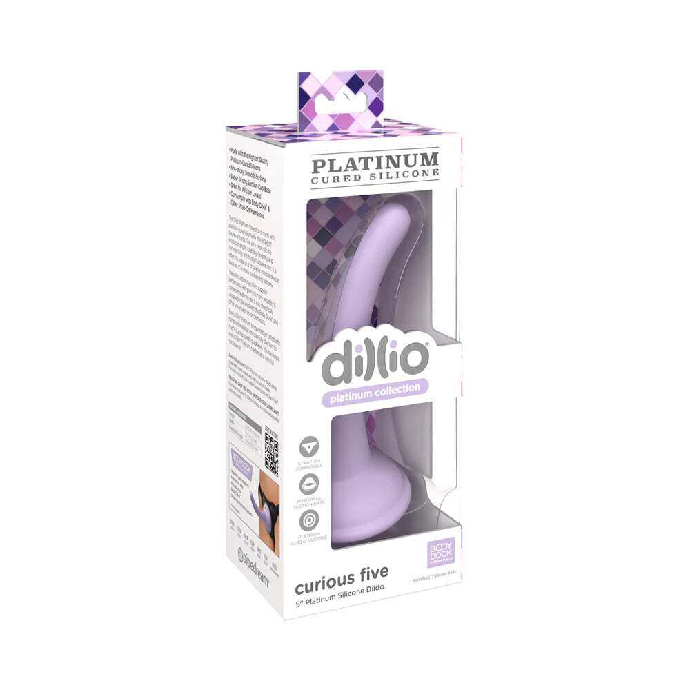 5 inch Dildo by Pipedream in Light Purple shown for use by Her or Him
