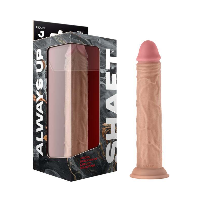 9.5 inch Dildo by Shaft in Vanilla Ivory Beige shown for use by Her or Him