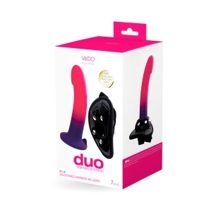 Dildo by VeDO in Multi-Color shown for use by Her or Him