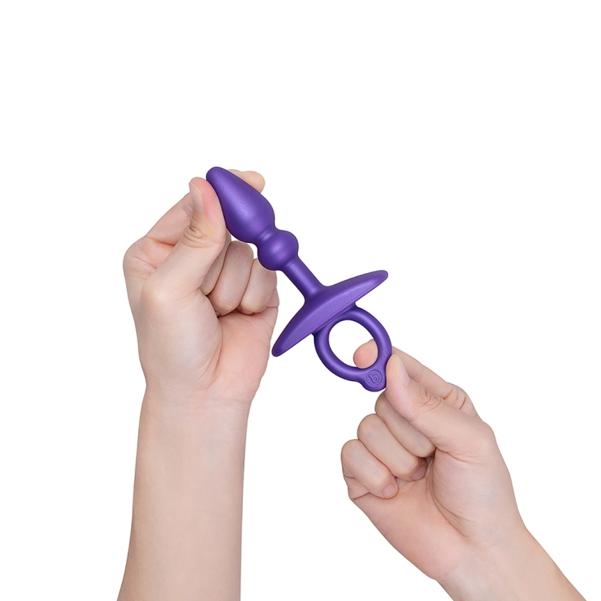 Close-up of  anal lube by b-vibe designed for comfortable, cushioned glide