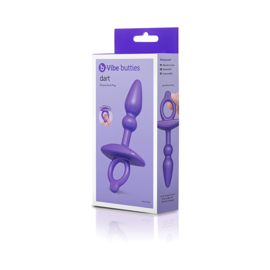 Anal lube b-vibe butties dart silicone anal plug - image 8