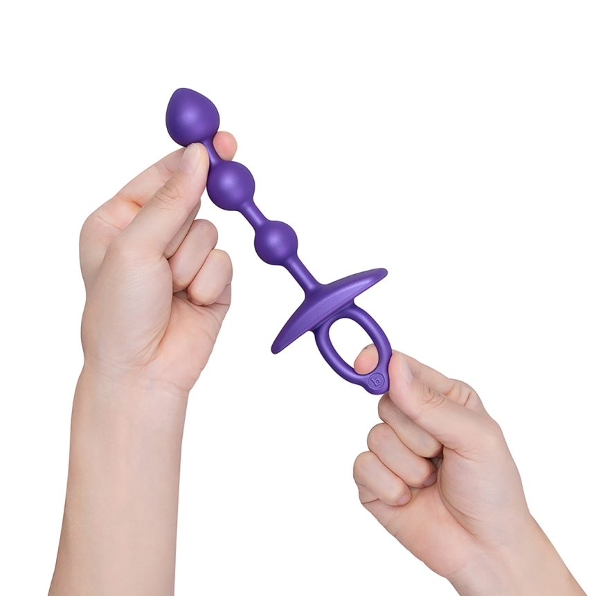 Close-up of  anal lube by b-vibe designed for comfortable, cushioned glide