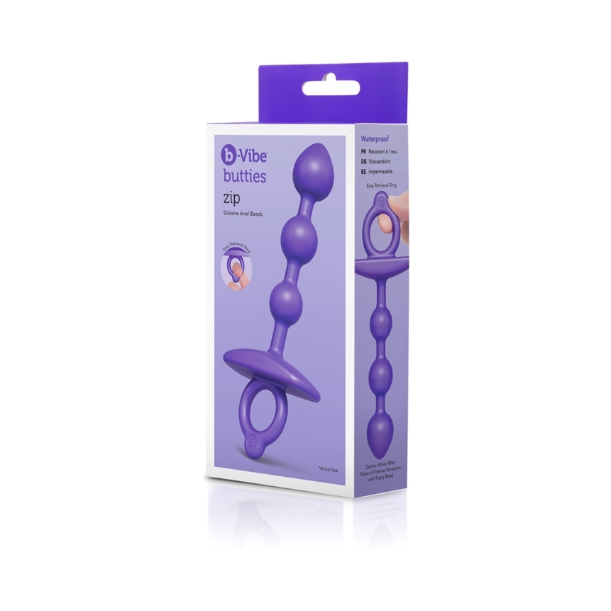 Anal lube b-vibe butties zip silicone anal bead - image 8