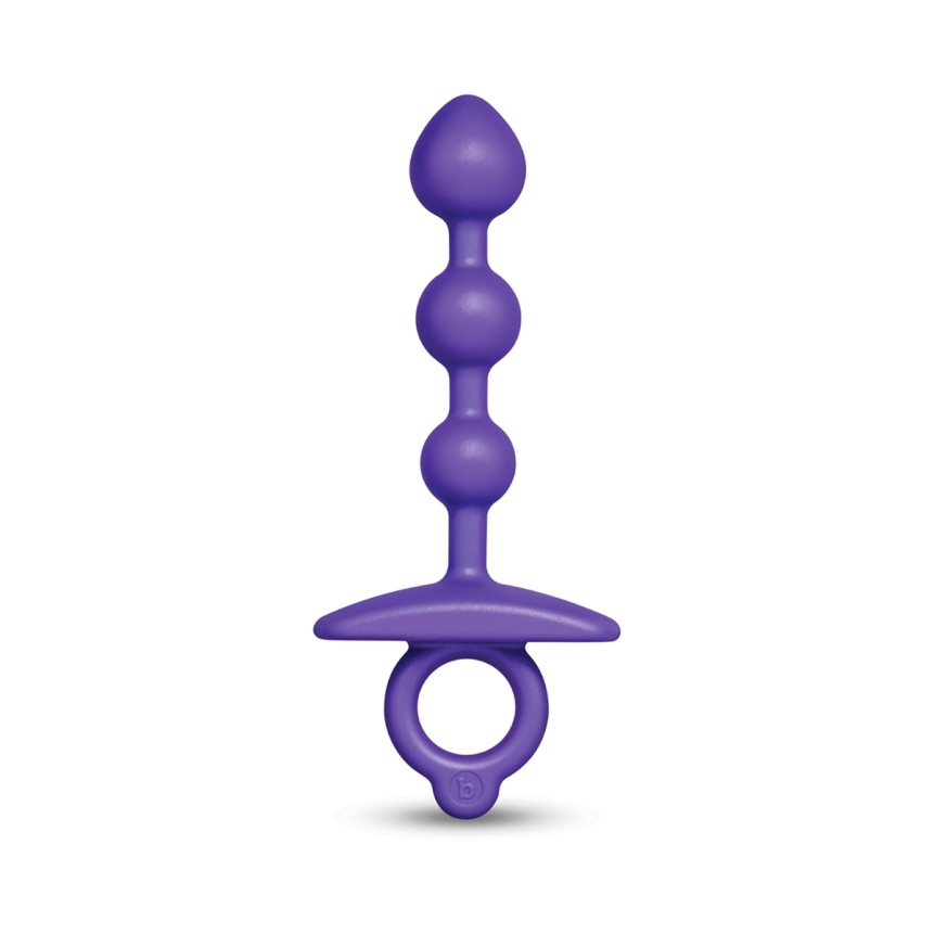 Bottle of  anal lube b-vibe showing thick, supportive formula