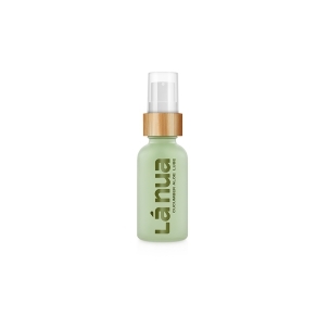 Bottle of  Water Based Lube La Nua showing clean, lightweight formula