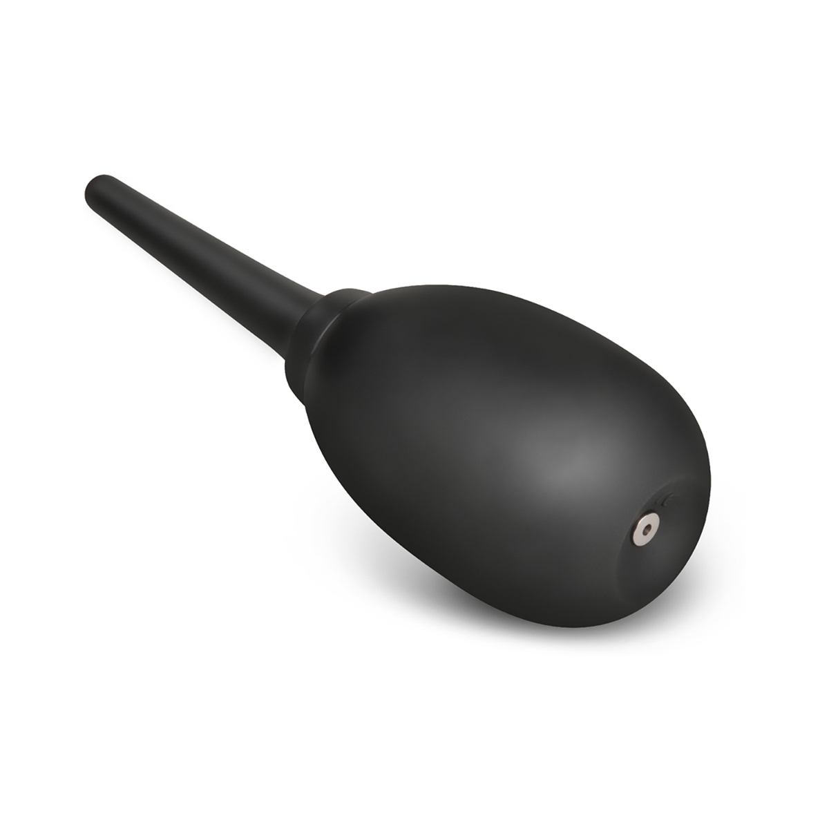 B-Vibe Flexible Silicone Anal Douche Black intimate cleansers and personal cleansing care by B-Vibe.