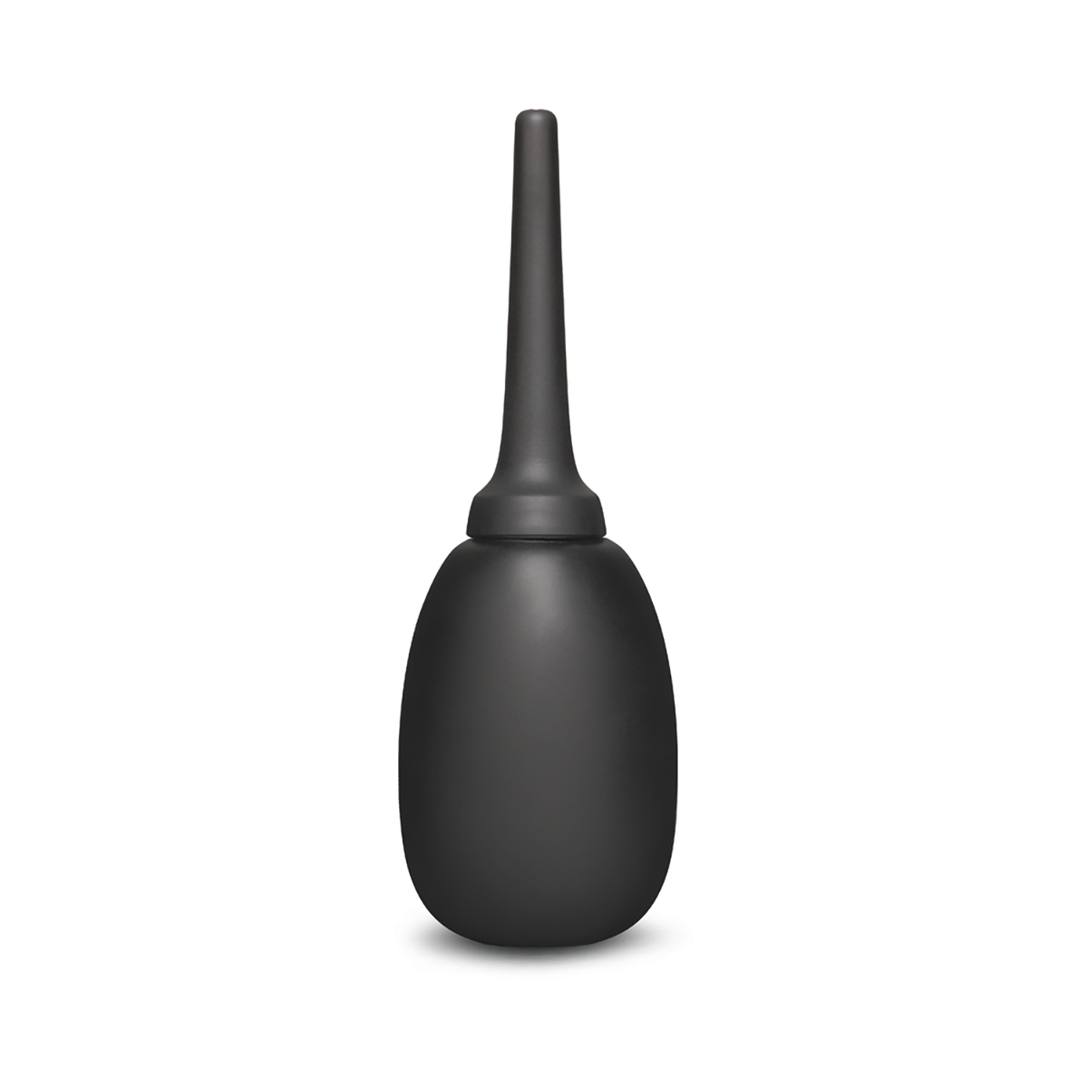 B-Vibe Flexible Silicone Anal Douche Black intimate cleansers and personal cleansing care by B-Vibe.