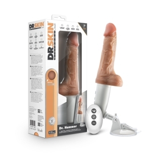 7 inch Dildo by Blush in Vanilla Ivory Beige shown for use by Her or Him