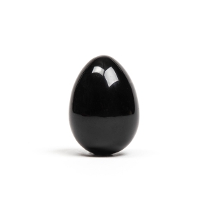 Buy Chakrubs Xaga Yoni Egg Obsid nondrilled kegel exercise device for pelvic floor muscle strengthening.