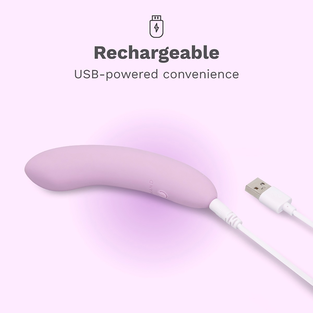 Close-up of the  Le-Wand vibrator for texture detail