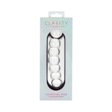 Dildo by Creative Conceptions in Clear shown for use by Her or Him