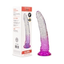Dildo by Camtoyz in Clear,Purple shown for use by Her or Him