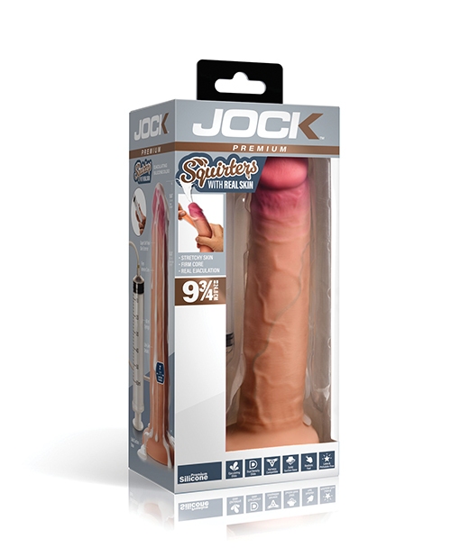 Shop Curve Toys Jock Real Skin 9.5" Ejaculating Silicone Dildo online