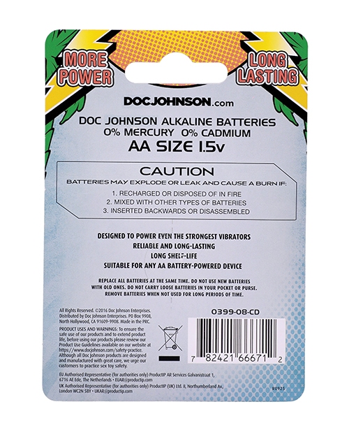 Doc Johnson Alkaline Batteries - AA 4 Pack for sale