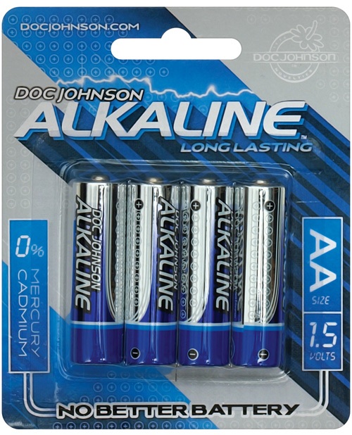 Shop Doc Johnson Alkaline Batteries - AA 4 Pack online