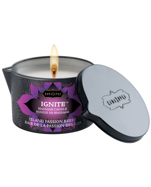 Shop Kama Sutra Ignite Massage Soy Candle - Island Passion Berry online