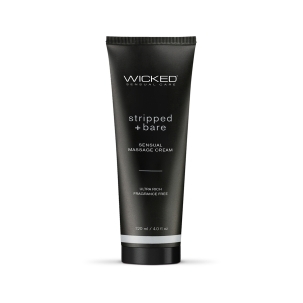 Buy Wicked Massage Cream Stripped Bare 4oz intimate moisturizer for her.