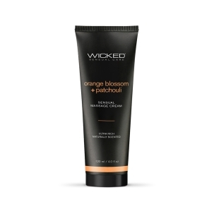 Buy Wicked Massage Cream Orange Patchouli 4oz intimate moisturizer for her.
