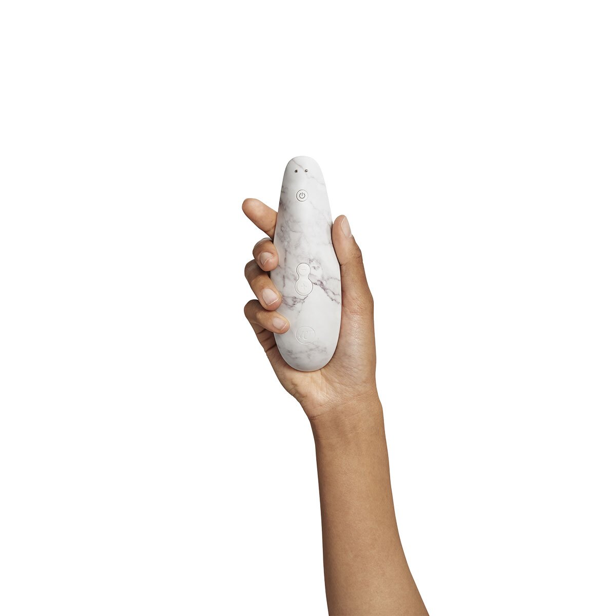 Product image of the White Womanizer vibrator on clean background