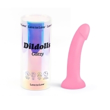 7 inch Dildo by Lovely Planet in Light Pink shown for use by Her or Him