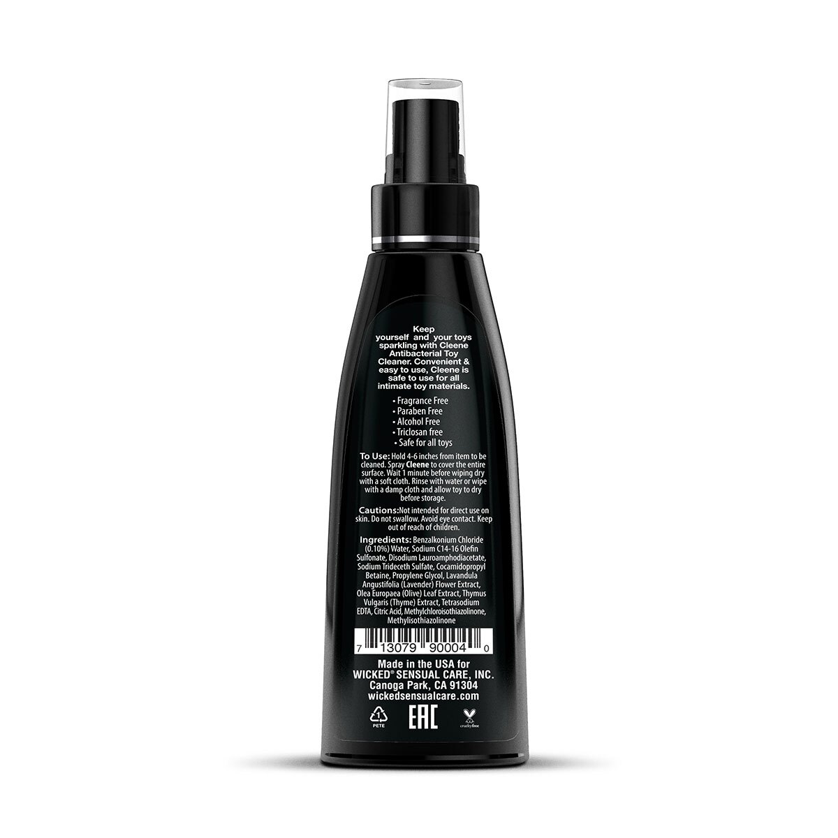 Best Wicked Cleene Antibacterial Toy Cleaner 4oz sex toy cleaner by Wicked Sensual Care
