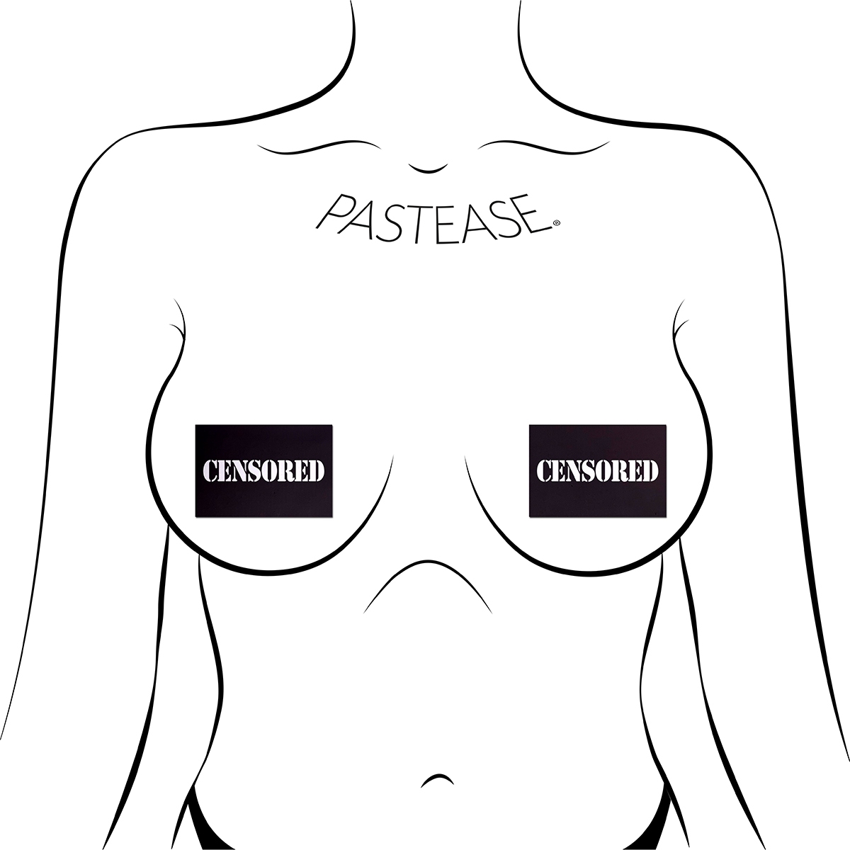 Wearing Censored nipples covers by Pastease can be fun and sexy!