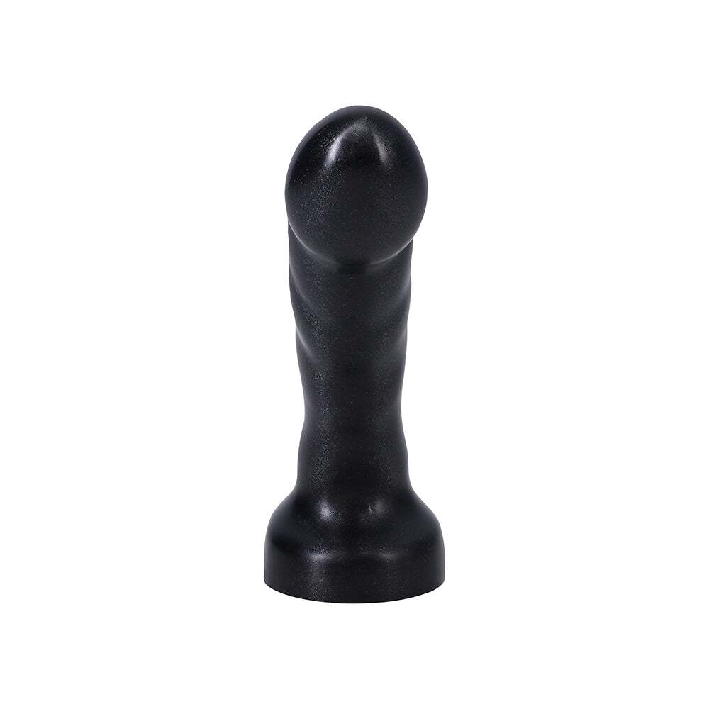 5.5 inch Dildo from Tantus in Black designed for anal sex with Her or Him