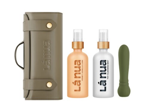 Buy a la nua gift bag 4 ultra bullet + 100ml mist toy cleaner + 100ml honey vanilla lube vibrator.