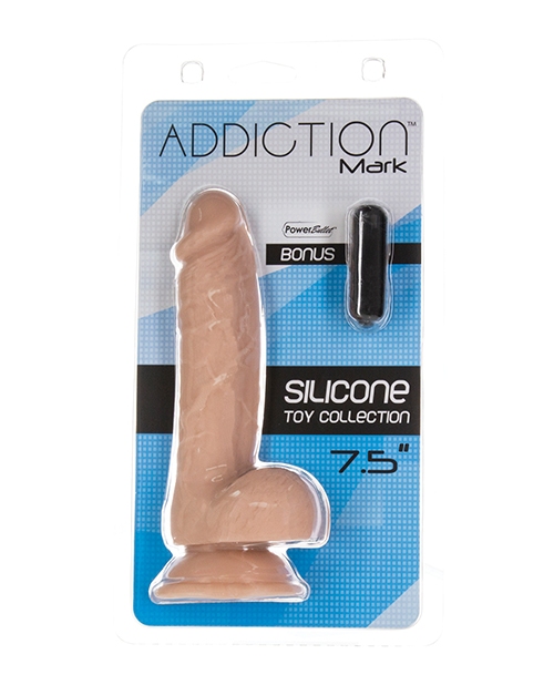 Shop Addiction Mark 7.5" Dildo - Beige online
