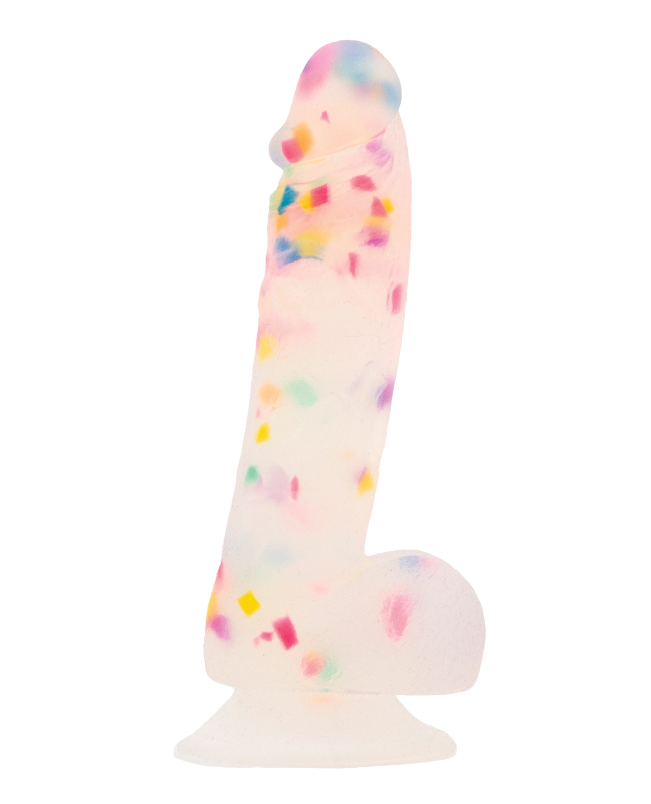 Addiction Party Marty 7.5" Dildo - Frost/Confetti for sale