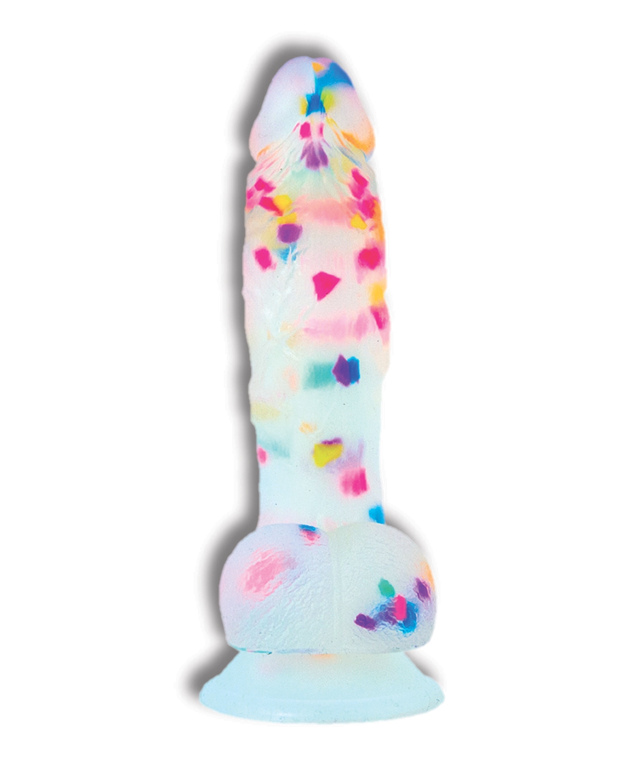 Buy Addiction Addiction Party Marty 7.5" Dildo - Frost/Confetti
