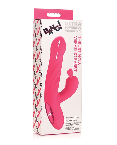 Shop Bang! 10X Thrusting & Vibrating Rabbit - Pink online