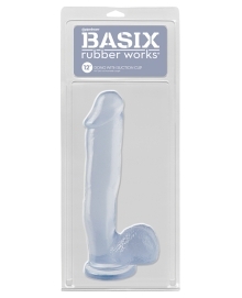 Shop Basix Rubber Works 12" Dong w/Suction Cup - Clear online
