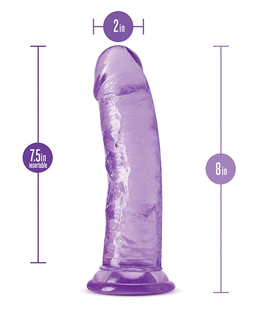 Buy B Yours Plus Blush B Yours Plus 8" Roar n Ride Dildo - Purple