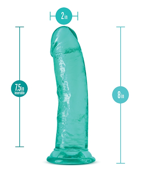 Buy B Yours Plus Blush B Yours Plus 8" Roar n Ride Dildo - Teal