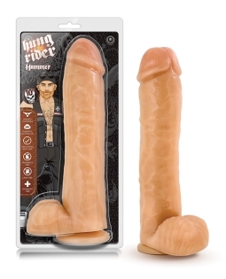 Buy Blush Hung Rider Hammer 10" Dildo w/Suction Cup - Flesh online