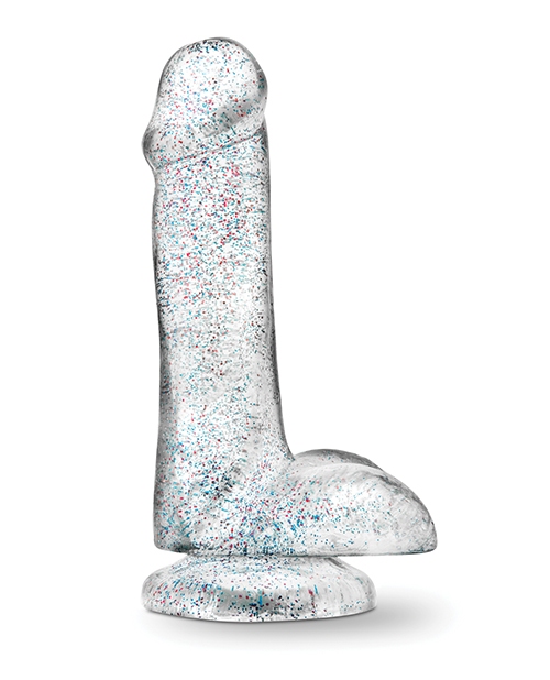 Order Blush Naturally Yours 6" Glitter Cock - Sparkling Clear online