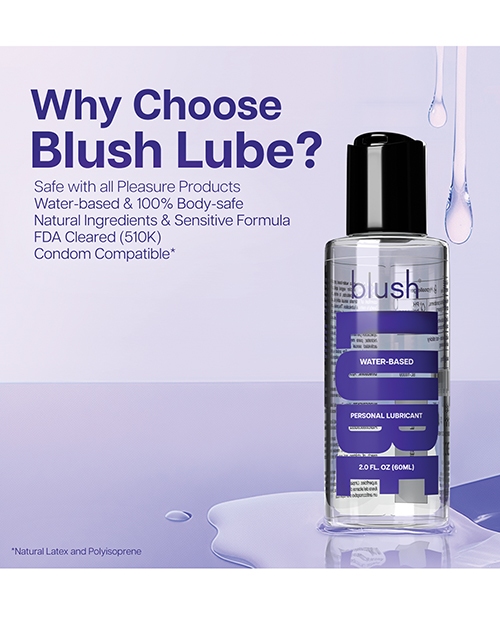 Shop Blush Water Based Lube - 2 oz